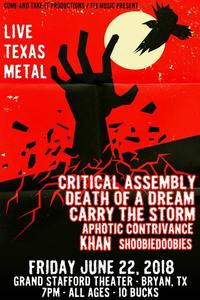 Thumbnail image for the event LIVE TEXAS METAL IN BRYAN, TX! supplied by the hosting site