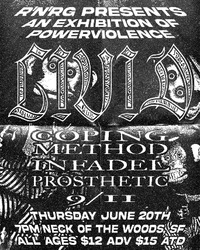 Thumbnail image for the event Livid/ Coping Method/ Infadel/ Prosthetic/ & 9/11 supplied by the hosting site