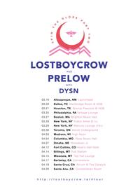 Thumbnail image for the event Lostboycrow with Prelow: Spin The Globe Tour with DYSN supplied by the hosting site