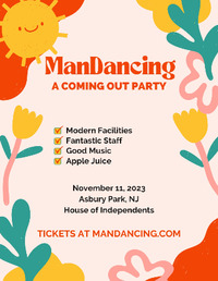 Thumbnail image for the event ManDancing supplied by the hosting site