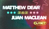 Thumbnail image for the event Matthew Dear x The Juan Maclean DJ Set supplied by the hosting site