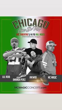 Thumbnail image for the event MC Magic, Lil Rob, Amanda Perez, Akwid supplied by the hosting site