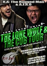 Thumbnail image for the event O3 Ent Presents: Stoner's Nite Pt.1 W/ R.A. The Rugged Man & A-F-R-O Live @ Frankie's supplied by the hosting site
