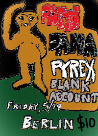 Thumbnail image for the event PATTI w/ Dana, Pyrex, Blank Account supplied by the hosting site