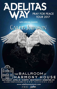 Thumbnail image for the event Pray for Peace Tour 2017 w/ Adelitas Way supplied by the hosting site