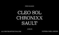 Thumbnail image for the event Cleo Sol, Chronixx, SAULT supplied by the hosting site