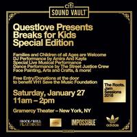 Thumbnail image for the event Questlove Presents: Breaks For Kids Special Edition supplied by the hosting site