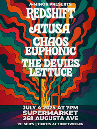 Thumbnail image for the event RedShift w/ ATUSA, Chaos Euphonic & The Devils Lettuce supplied by the hosting site