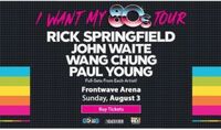 Thumbnail image for the event Rick Springfield: I Want My 80s Tour supplied by the hosting site