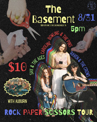 Thumbnail image for the event Rock, Paper, Scissors Tour feat. Caroline Bowling, sav. , and Raven Hinchey supplied by the hosting site