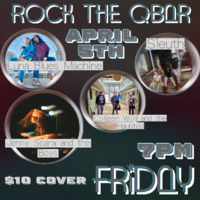 Thumbnail image for the event Rock the Q Bar - Day 1 - Feat: Jenny and the Boys w/ Colleen Wild and the Haunted, Sleuth & Luna Blues Machine supplied by the hosting site