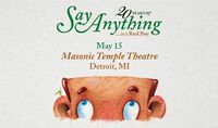 Thumbnail image for the event Say Anything supplied by the hosting site