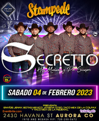 Thumbnail image for the event SECRETTO supplied by the hosting site