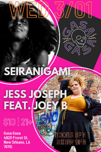 Thumbnail image for the event Seiranigami with Jess Joseph feat. Joey B supplied by the hosting site