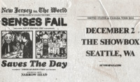 Thumbnail image for the event Senses Fail / Saves The Day supplied by the hosting site