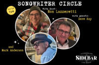 Thumbnail image for the event Songwriter Circle w/ host Ron Lazzeretti and guests Dave Kay and Mark Anderson supplied by the hosting site
