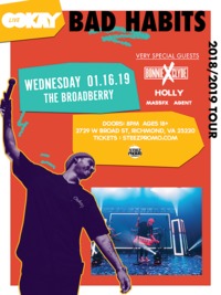 Thumbnail image for the event Steez Promo Presents: Ookay Live supplied by the hosting site