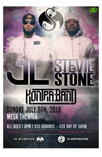Thumbnail image for the event Stevie Stone & JL - Kontraband Tour supplied by the hosting site