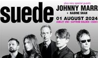 Thumbnail image for the event Suede Plus Very Special Guests Johnny Marr and Nadine Shah supplied by the hosting site