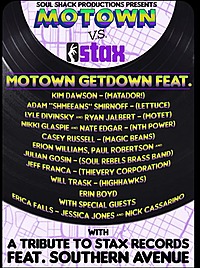 Thumbnail image for the event POSTPONED: Motown VS. Stax Records: The Motown Getdown (feat. members of The Motet, The Nth Power, Lettuce, Soul Rebels and more) plus Stax Records Tribute with Southern Avenue supplied by the hosting site