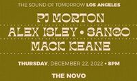 Thumbnail image for the event The Sound of Tomorrow with PJ Morton, Alex Isley, Sango, Mack Keane supplied by the hosting site