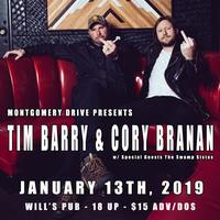 Thumbnail image for the event TIM BARRY and CORY BRANAN w/ special guests The Swamp Sistas supplied by the hosting site