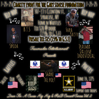 Thumbnail image for the event Traumadon Entertainment Presents: The Down For A Cause Hip Hop & RnB Concert Series vol. 2 for Gary Sinise Foundation w/ It's World Be Free, Spoda, $uoa $atty, Shake The Poet, B.T.S , Trauma Da Lone I supplied by the hosting site