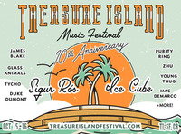 Thumbnail image for the event Treasure Island Music Festival - 2DAY GA TICKET-MUSIC STARTS AT NOON supplied by the hosting site
