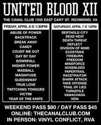 Thumbnail image for the event United Blood XII Festival- Saturday Only supplied by the hosting site