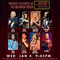 Thumbnail image for the event Whiskey Business ft. Bill Burr, Ben Gleib, Jiayong Summers, Chynna, Noel Leon, Vinny Fasline, Mark Seritella supplied by the hosting site