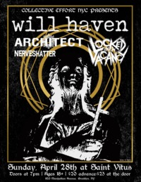 Thumbnail image for the event Will Haven, Architect, Locked In A Vacancy, Nerveshatter supplied by the hosting site