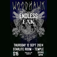Thumbnail image for the event Woodhawk w/ The Endless & First Aid Kit supplied by the hosting site