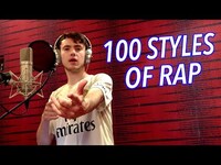 Thumbnail for the Quadeca - 100 Styles of Rapping! link, provided by host site