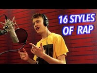 Thumbnail for the Quadeca - 16 Styles of Rapping! (J Cole, Mac Miller, Lil Peep, Eminem) link, provided by host site