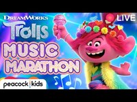 Thumbnail for the TROLLS - 🔴 24/7 - LIVE MUSIC MARATHON link, provided by host site