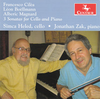 Thumbnail for the Simca Heled - 3 Sonatas for Cello & Piano link, provided by host site