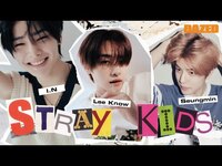 Thumbnail for the Stray Kids - 여름 지나 여름 반짝 / 스트레이 키즈 리노, 승민, 아이엔의 인사 #협찬 link, provided by host site