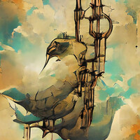 Thumbnail for the Benji Robot - A Bird on Barbed Wire link, provided by host site