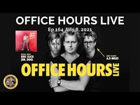 Thumbnail for the Tim Heidecker - A.D. Miles, Eric Slick (Dr. Dog) on Office Hours Live (Ep 164) link, provided by host site