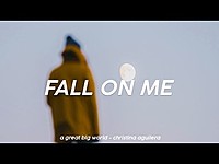 Thumbnail for the Lauv - A Great Big World, Christina Aguilera - Fall On Me link, provided by host site