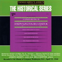 Thumbnail for the Joseph Szigeti - A Sonata Recital link, provided by host site