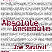 Thumbnail for the Absolute Ensemble - Absolute Zawinul link, provided by host site