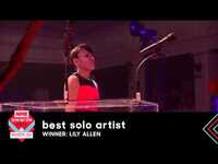 Thumbnail for the Lily Allen - NME Awards 2014 - Acceptance Speech For Best Solo Artist link, provided by host site