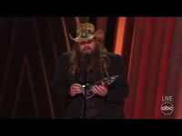 Thumbnail for the Chris Stapleton - Accepts the Award for Male Vocalist of the Year at CMA Awards 2022 - The CMA Awards link, provided by host site