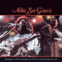 Thumbnail for the Suigeneris - Adios Sui Generis, Vol. 3 (En Vivo) link, provided by host site