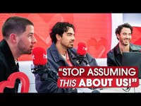 Thumbnail for the Jonas Brothers - Admit what fan question annoys them the most link, provided by host site