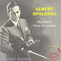Thumbnail for the Albert Spalding - Albert Spalding, Vol. 1: The 1934-1935 Victor Recordings link, provided by host site