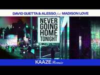 Thumbnail for the David Guetta - Never Going Home Tonight (KAAZE remix) [Visualizer] link, provided by host site