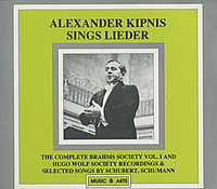Thumbnail for the Alexander Kipnis - Alexander Kipnis Sings Lieder (1927-1936) link, provided by host site