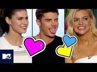 Thumbnail for the Zac Efron - Alexandra Daddario & The Baywatch Cast Go Speed Dating | MTV Movies link, provided by host site